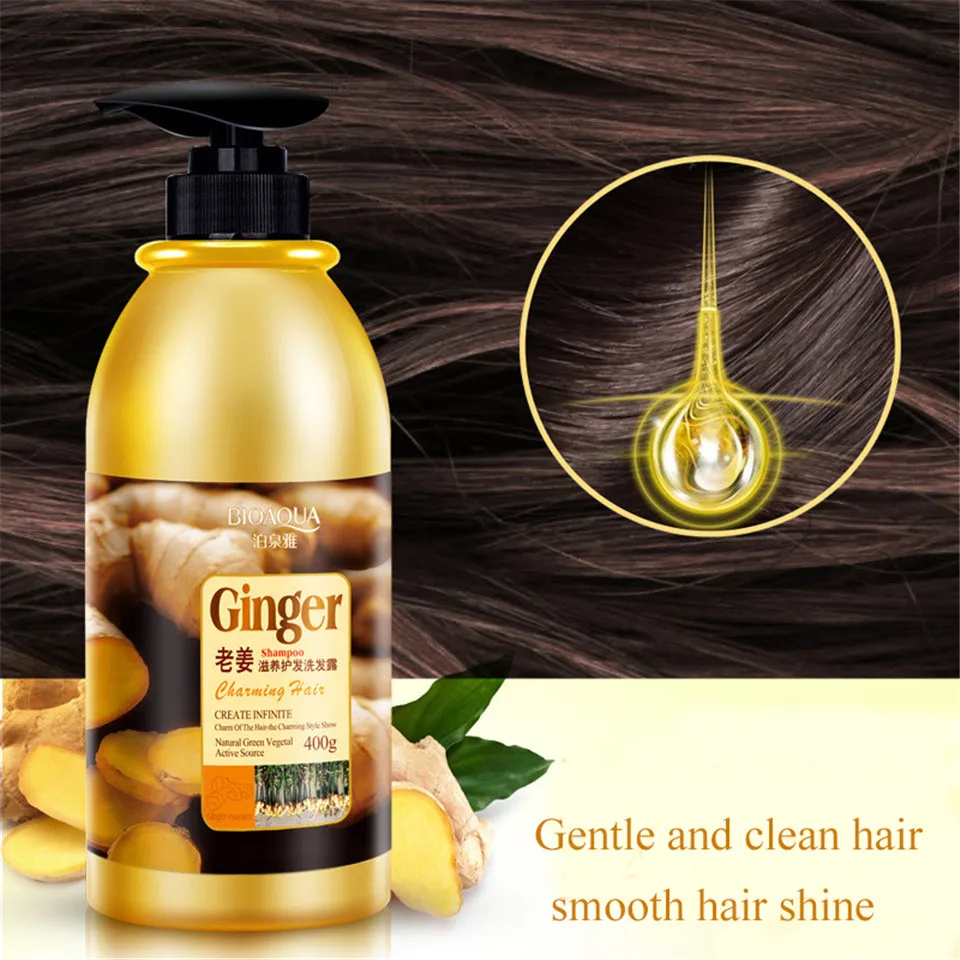 BIOAQUA Old Ginger Hair Shampoo And Hair Hair Mask Set Hair loss Treatment Anti Dandruff Oil Control Nourish Hair Care Products