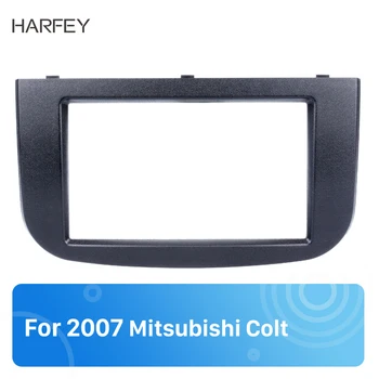 

Harfey Double din Car Radio Fascia Dashboard CD Installlation Kit Audio Frame Fitting Adaptor Bezel For Mitsubishi Colt 2007