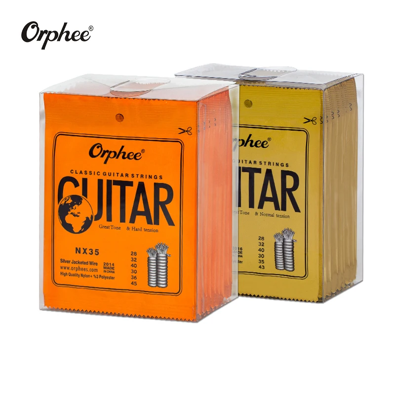 Orphee Original 10 Set Classic Classical Guitar Strings Nylon and