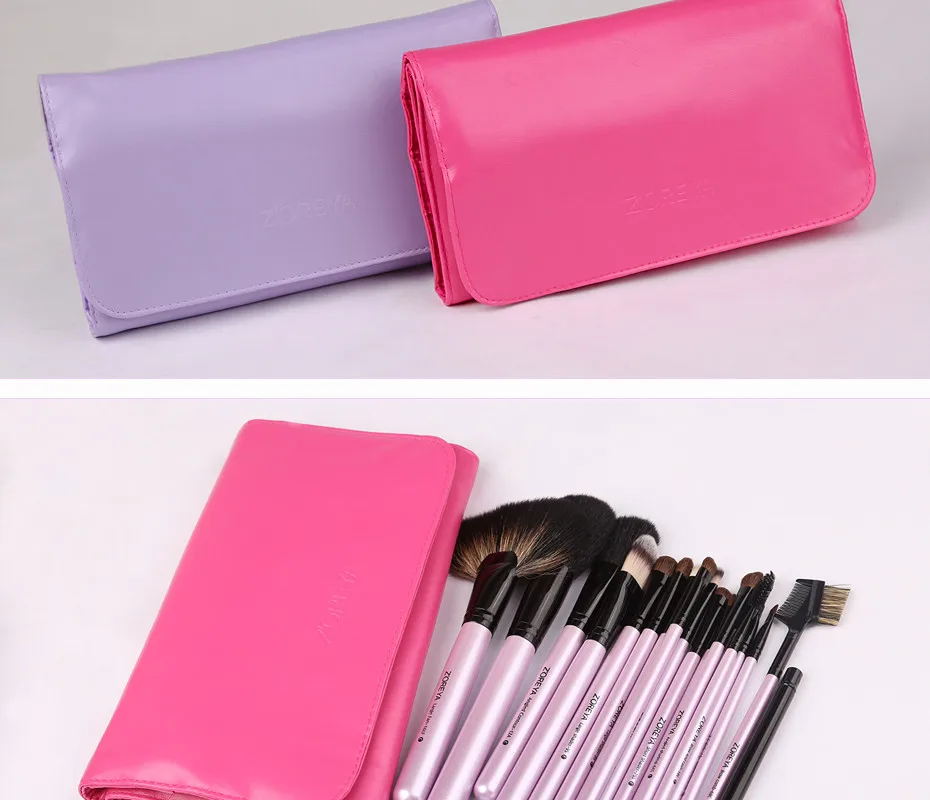 pink makeup brush 18pcs14