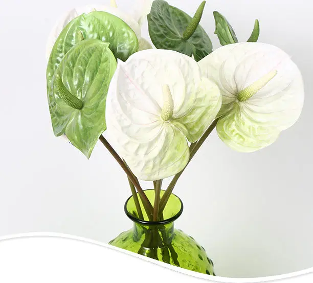 

Nearly Natural high quality Anthurium scherzerianumSchott artificial Flamingo Flower Anthurium
