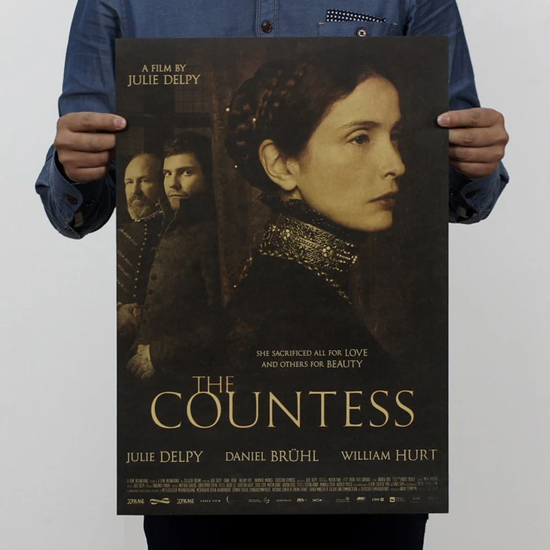 Настенная Наклейка Countess Dracula/Julie Delpy Film классический фильм/крафт бумага/плакат для