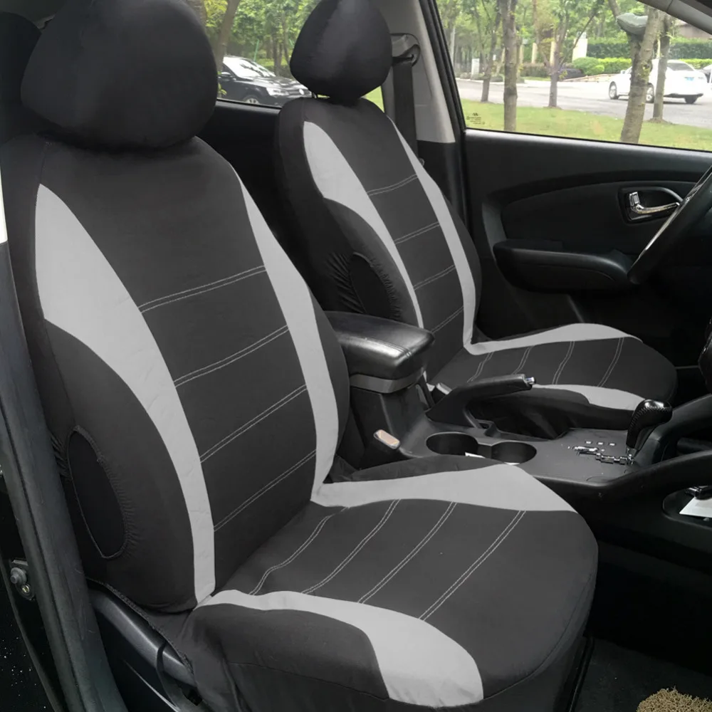 LDDCZENGHUITEC New High Quality Universal grey Car Seat Cover 9 Set