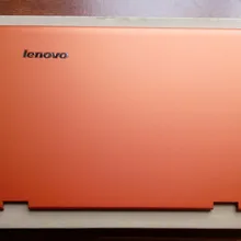 / lenovo Ideapad Yoga 13 ЖК задняя крышка оранжевый 11S30500200 с логотипом