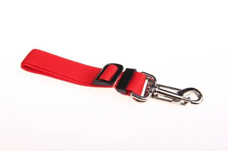 B25 собака ремня автокресла высокого качества ремень безопасности для животных ремни безопасности поводок зажим, собачка автомобильный ремень безопасности держать вашу собаку в безопасности - Цвет: red