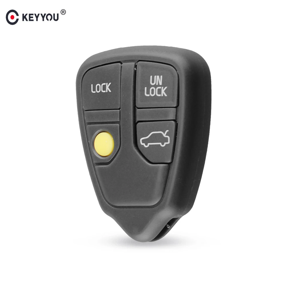 KEYYOU Replacement Shell Remote Case Key Fob VOLVO XC70 XC90 S40 S60
