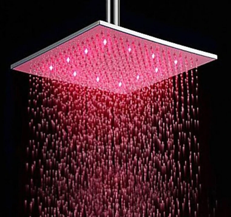 12 Stainless Steel Led Rain Shower Head Square Brushed Nickel 12 Stainless Steel Led Rain Shower Head Square Brushed Nickel Bathroom Showerhead In Heads From Home Improvement On Aliexpress Alibaba Group