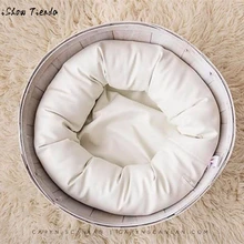 4 шт. реквизит для фотосессии новорожденного ребенка; одеяло для приема; Корзина с наполнителем; пшеничный пончик; позирующий реквизит для детей