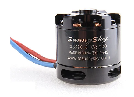 

Oringal Sunnysky SUNNYSKY X3520 KV520 KV720 5-6s Brushless Motor for FPV Multicopter Quadcopter RC Airplane