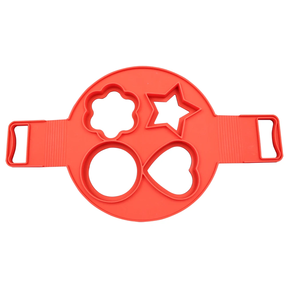 Антипригарная силиконовая форма для блинов 4 отверстия|ring mold|silicone mold ringtools kitchen |