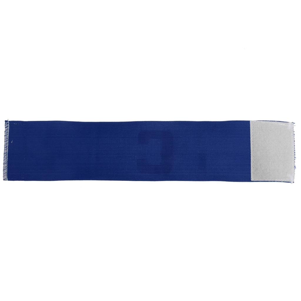 4 Pieces Elastic Soccer Football Captain Armband Strap Team Sports Captain Arm Band Green Red Blue Orange