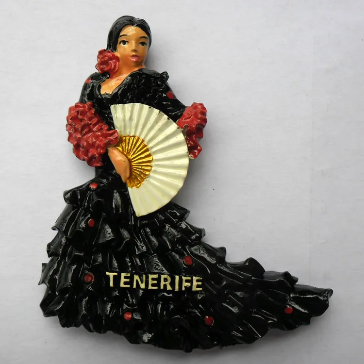 Spain Tourism Souvenir Refrigerator Spanish Flamenco Home Furnishing