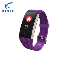 Фитнес браслет крови кислородный умный Браслет для измерения артериального давления bluetooth 4,0 водонепроницаемый сна Девушки Женщины браслет pk miband 3