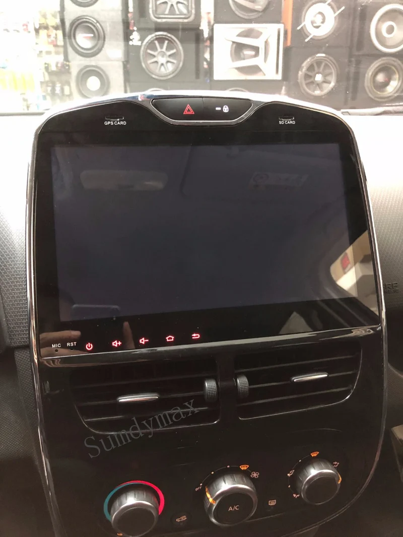 Clearance sumdymax 4GB RAM 64G ROM 10.1" Android 9.0 Car Audio DVD Player for Renault Clio GPS Radio Bluetooth WIFI Mirror-link 3