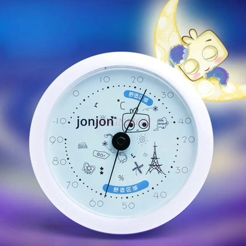 

Battery Free Thermometer High-precision Indoor Temperature And Humidity Meter Baby Room Accurate Cute Thermograph