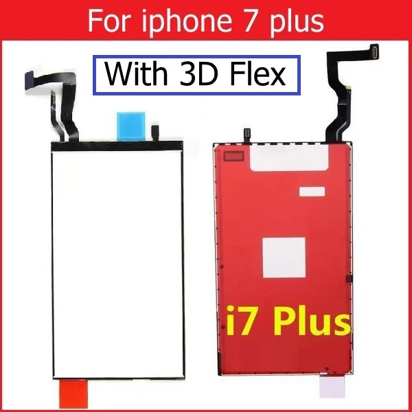 ЖК-дисплей с подсветкой панель для iPhone 6S 7 8 Plus Подсветка ЖК-экрана пленка с 3D сенсорной функцией гибкий кабель Замена