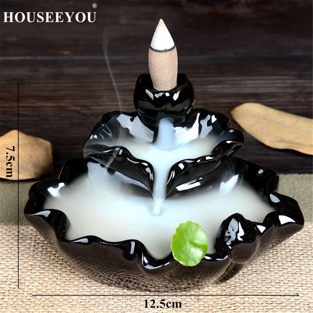 Backflow Incense Burner Aromatherapy Furnace 4