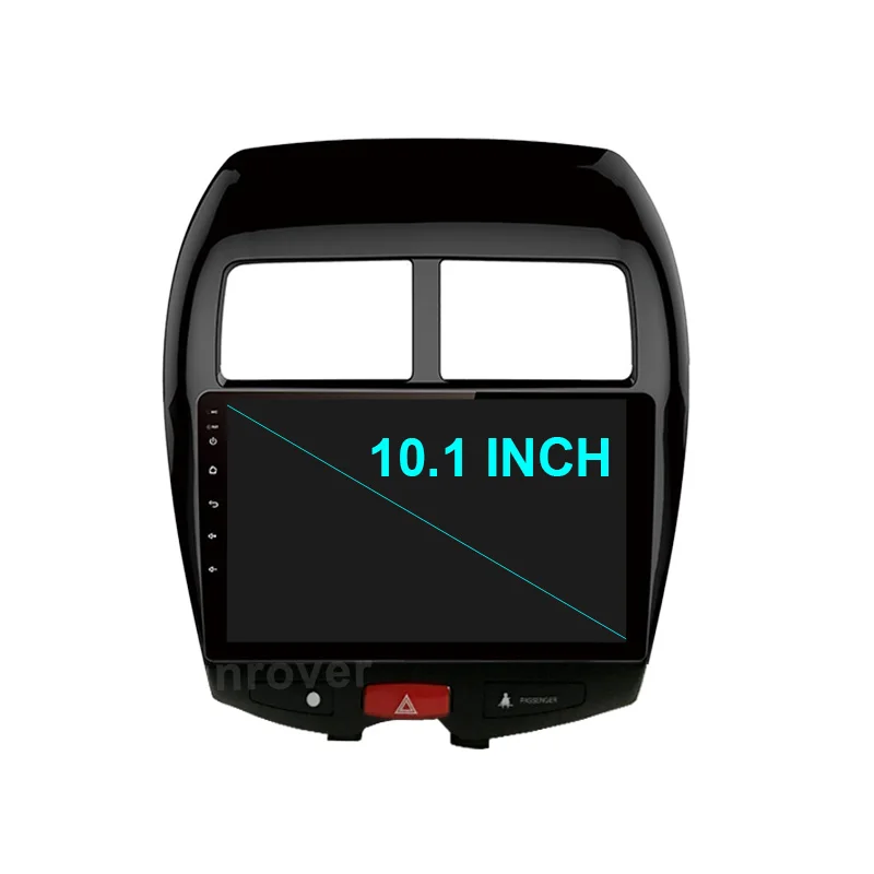 Discount Funrover 10" 2 din Car dvd Multimedia car radio Android 8.0 for Mitsubishi ASX 2010-2017 car gps navigation Stereo tape recorder 4
