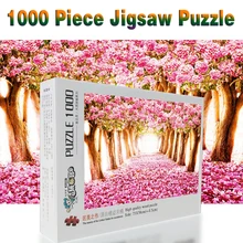 Для взрослых 1000 шт. цветок пейзаж головоломки детского творчества DIY 1500 шт. деревянные головоломки игрушки подарок на год Home Decor