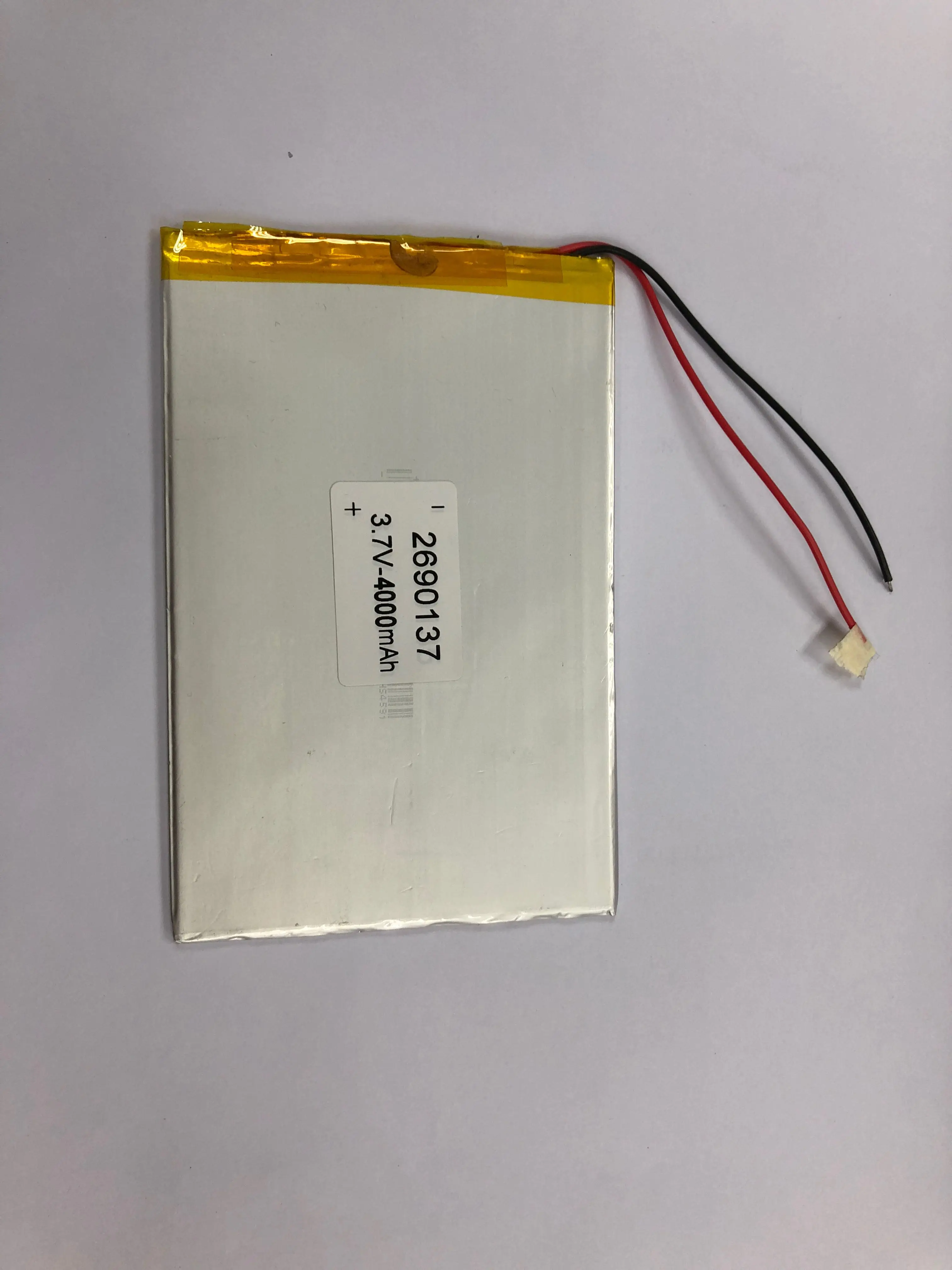 

3.7v li po li-ion batteries lithium polymer battery 3 7 v lipo li ion rechargeable lithium-ion for 4000mAh 2690137 Tablet DVR