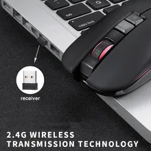 Портативная беспроводная мини-мышь USB 2,4 ГГц оптическая мышь для ПК ноутбука LSMK99