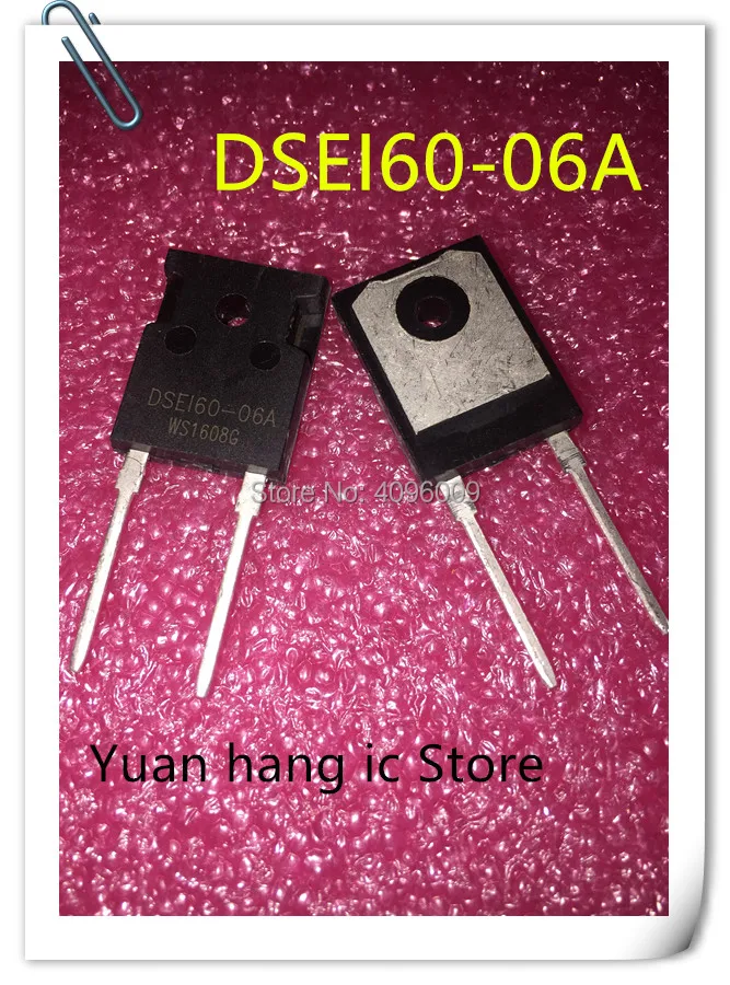 

10pcs/lot DSEI60-06A TO-247 DSEI60-06 IXYS Fast Recovery Epitaxial Diode DSEI60 06A 60A 600V