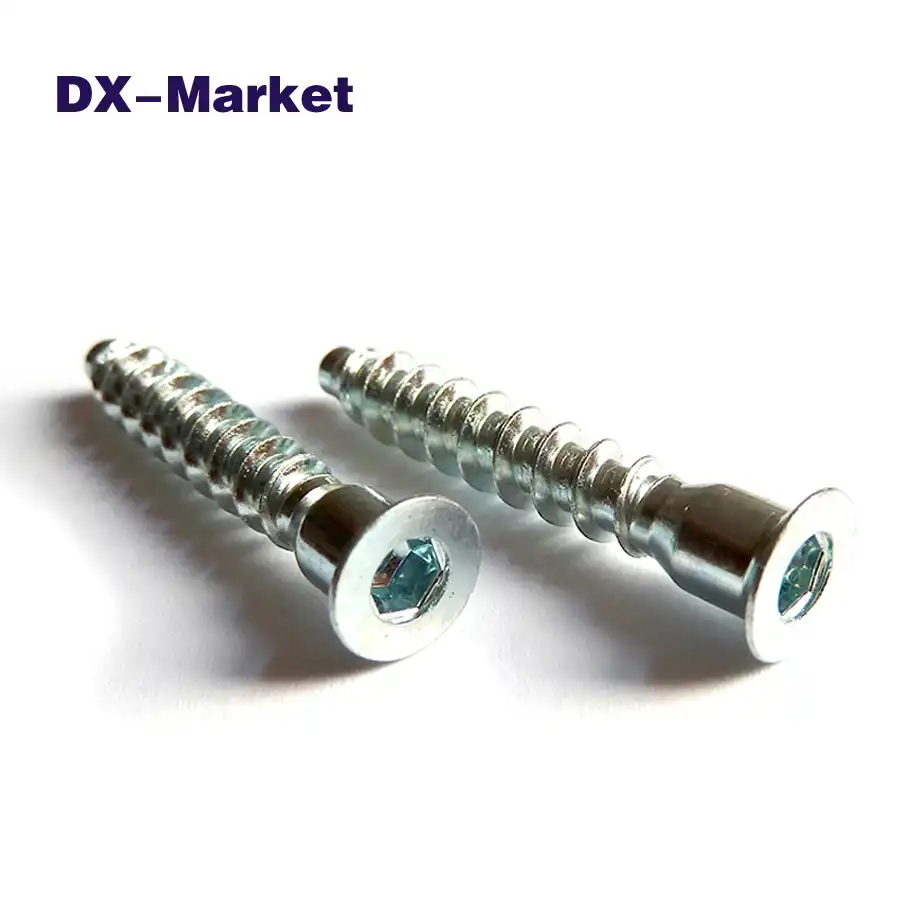 M5 M6 3 M7 Flat Head Hex Socket Wooden Bolt Self Tapping