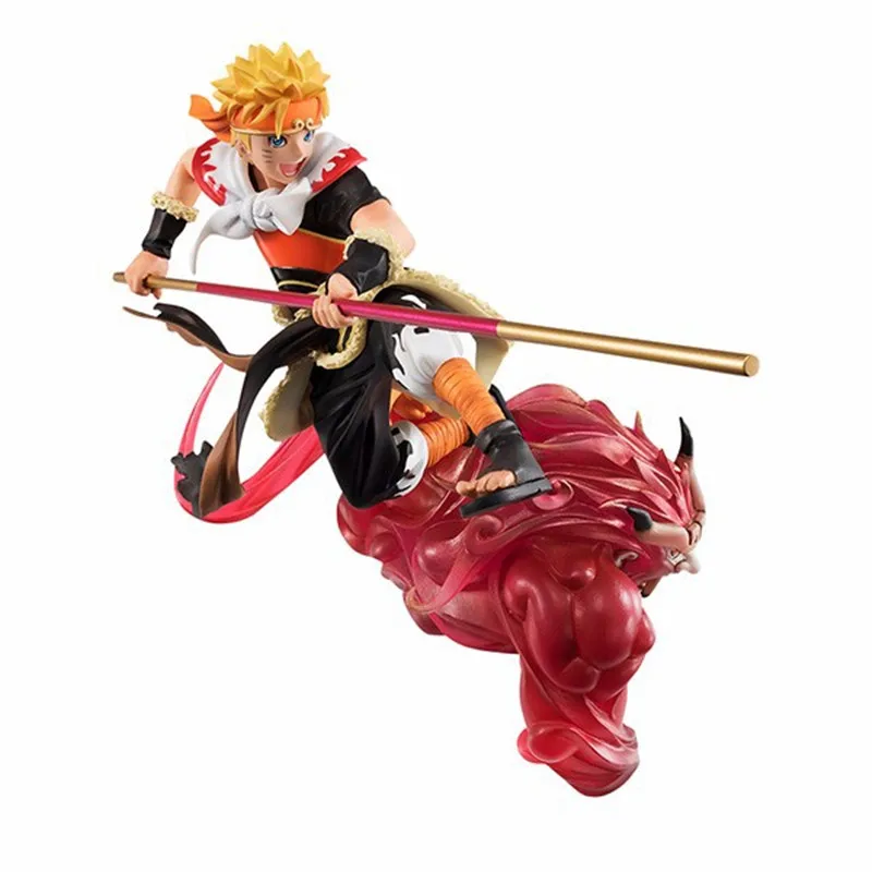

20CM Hokage Statue Monkey King version Uzumaki Naruto PVC Anime Figure Collectible Model Toys BOX H19