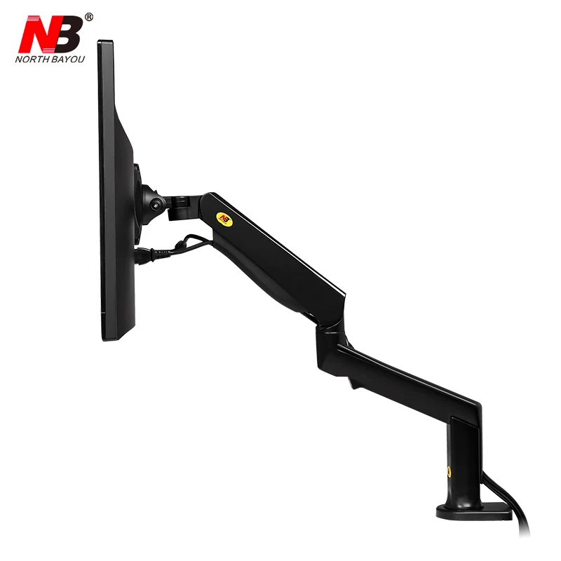 

NB F90A Full Motion 22-32 inch Screen Monitor Holder Mechanical Spring Long Arm LED LCD Monitor Mount Support with 2 USB Ports