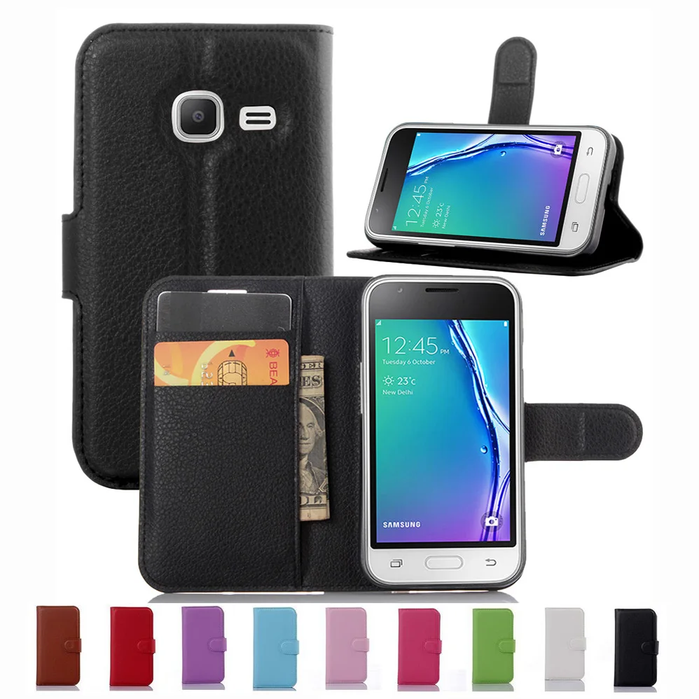 Кошелек чехол для Samsung Galaxy j1mini J1 NXT мини J105 из искусственной кожи Подставки туп