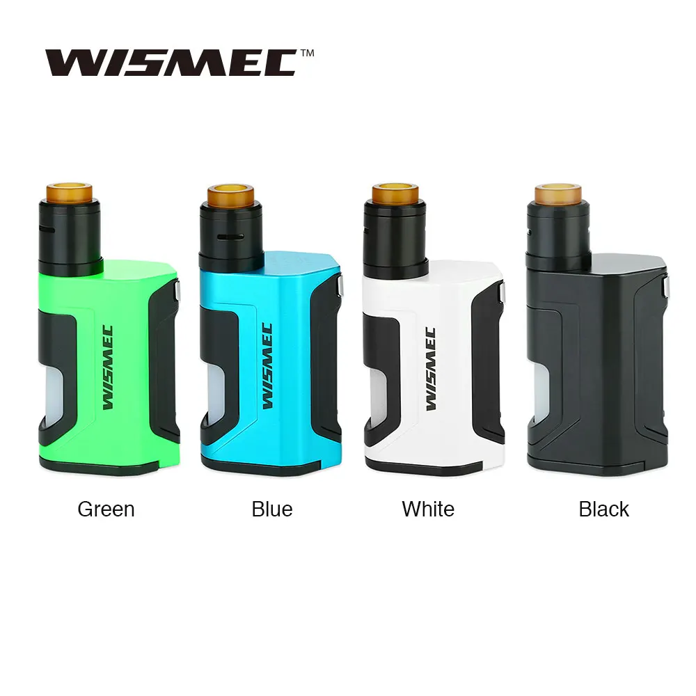 Оригинальный WISMEC lusotic DF Box 200 Вт TC комплект с гильотинными Version2 RDA и 7 мл бутылка Макс 200 Вт сквокер мод вейп набор VS Rage Mod