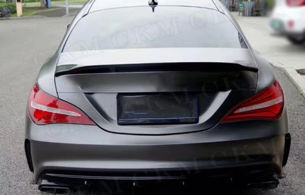 CLA класс углеродного волокна задний спойлер багажник крылья для Mercedes Benz CLA45 W117 C117