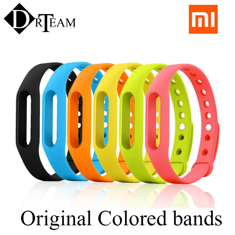 6 Цветов в Исходном Красочные Xiaomi Mi Группа Ремешок Ми Группа 1 s Браслет Аксессуары Сменный Smart Пояс Группа Силиконовый Браслет