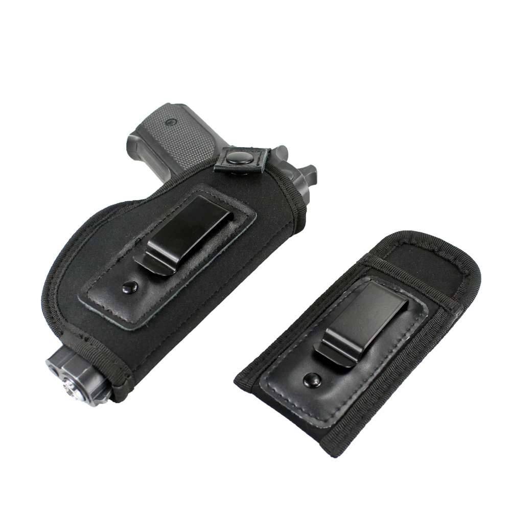 

Concealed Carry Universal Neoprene IWB Holster with Extra Mag Holster for Right Hand