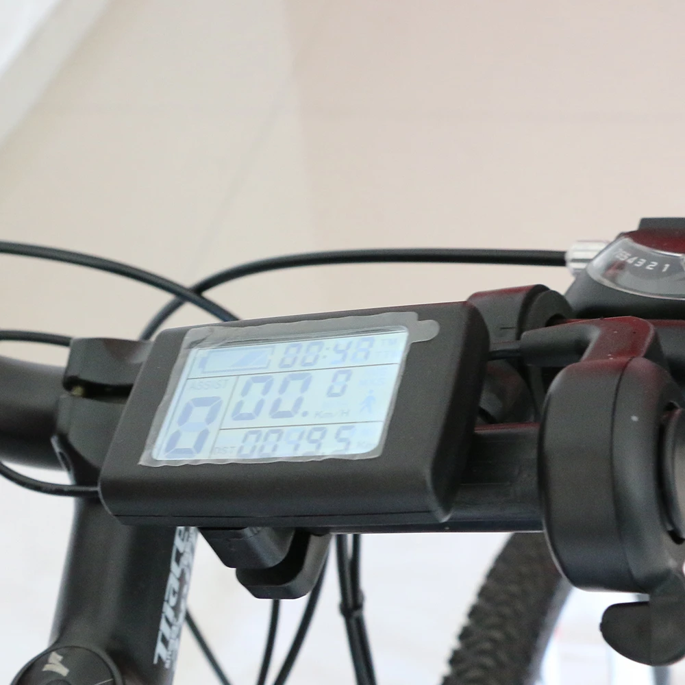 36 в 48 в водонепроницаемый ЖК-дисплей для электрического велосипеда, спидометр, крепление на руль для электрического велосипеда, велоаксессуары для велосипеда