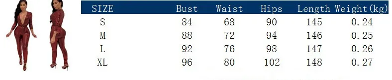JRRY, сексуальный женский комбинезон с блестками, комбинезон с длинным рукавом и глубоким v-образным вырезом, однотонный Облегающий комбинезон с блестками, Клубные глянцевые боди