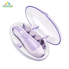 6 в 1 беспроводной Электрический Маникюр Педикюр Комплект Профессиональный Уход за ногтями Инструмент дрель салон маникюрная пилка чистый кисточки