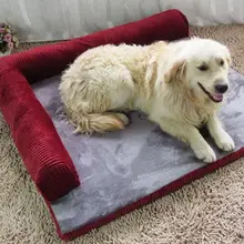 Большая кровать для собак коврик для домашних животных лежак для питомца дом диван в собачьей конуре Подушка Мягкий Спальный мешок для домашних животных Забавный теплый 1 шт