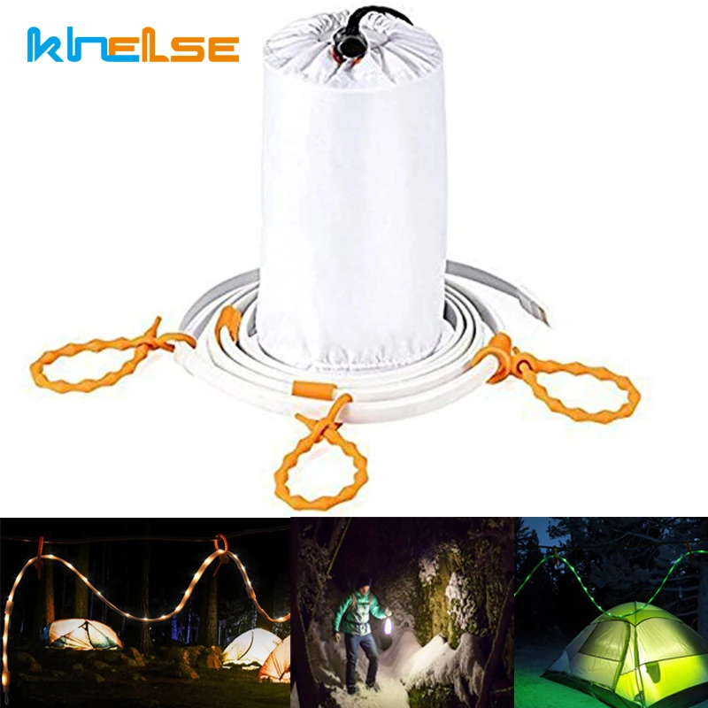 

USB LED Strip Portable RGB LED Rope Lamp IP67 Waterproof USB 1.5/2M LED String Lights Camping Lantern Hiking,Emergencies DC5V