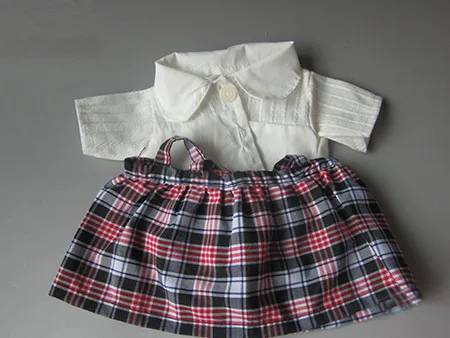 Детская Одежда для кукол, подходит для новорожденных 43 см, футболка с принтом+ розовые шорты - Цвет: wq002