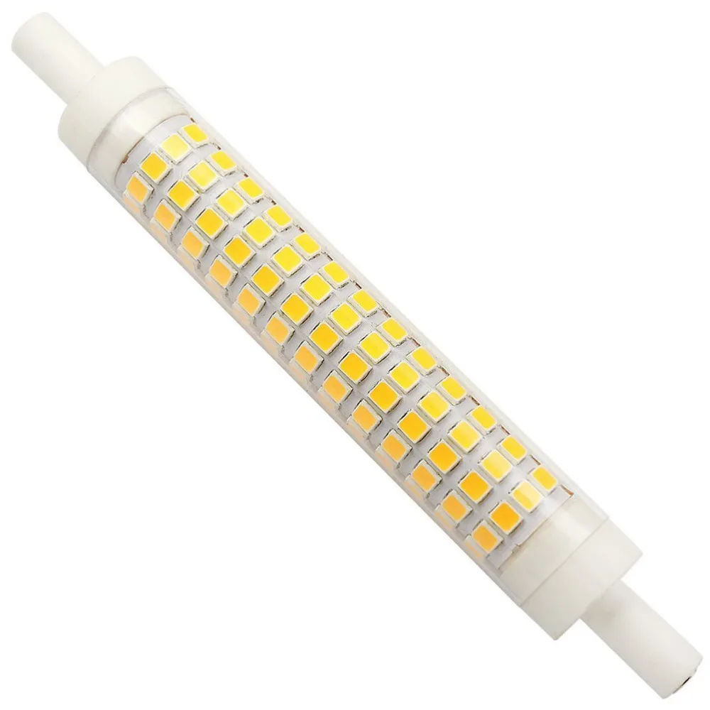 

ceramics R7S LED Lamparas AC 220V 240V led Corn Lamp 78mm 118mm Light SMD 2835 Bulb 10W 15W Replace Halogen Bombillas 360 Degree