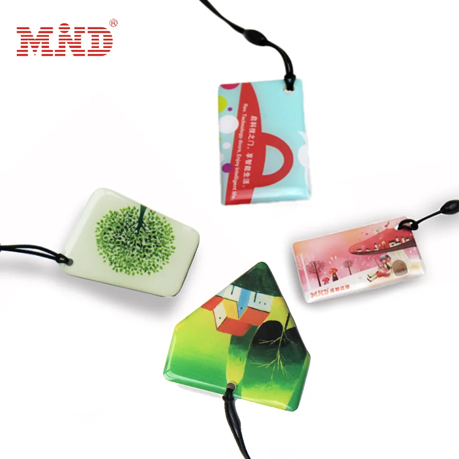 10 шт. rfid эпоксидные метки fobs 13 56 мгц IC карта брелок для RFID считывателя клавиатуры