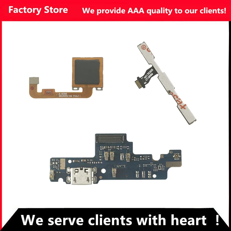 

Flex For Redmi Note 4x fingerprint Sensor For Redmi Note 4x Power Volume buttons flex cable For Redmi Note 4x USB Charging Dock