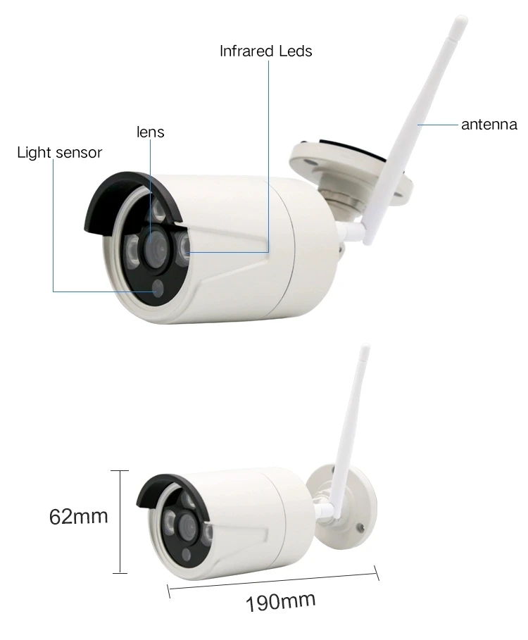 12 дюймов ЖК-дисплей монитор Беспроводной видеонаблюдения Системы комплект видеонаблюдения 8CH Wi-Fi NVR Kit P2P 1080 P Беспроводной CCTV набор IP камер