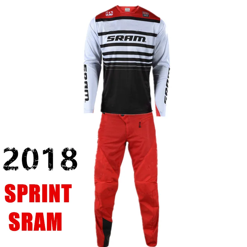 Motocross Suit Top MX ATV BMX Moto Jersey and Pants long Sleeve Racing