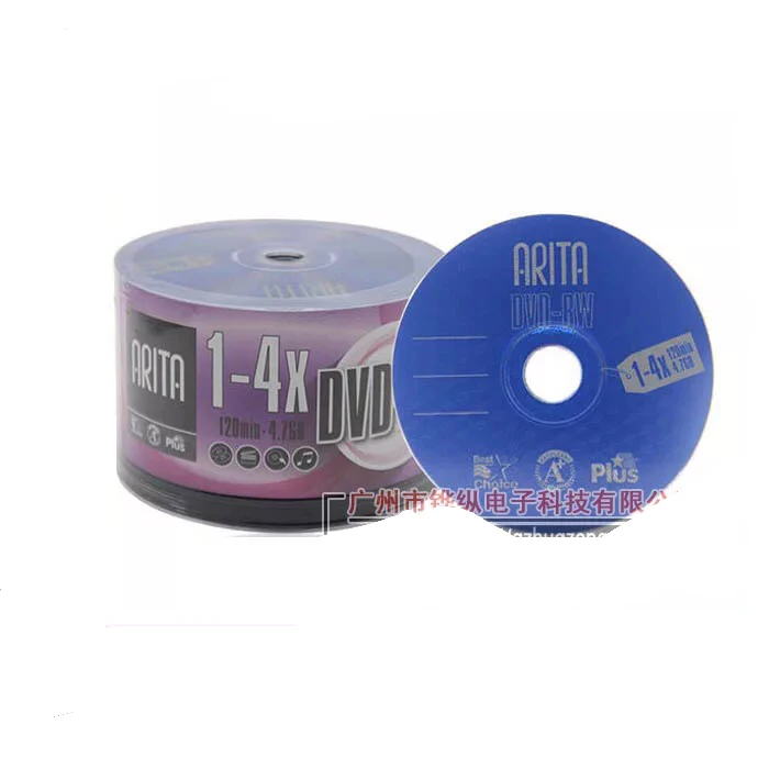 25 дисков A+ 1-4x 4,7 GB пустой синий DVD RW диск