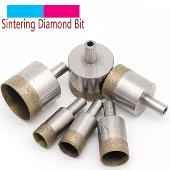 

1pc 4-26 mm Sintered Diamond Core Drill Bits Straight Shank 6mm Hole Saw Bench Drill for Glass Ceramic Stone Marble Jade Plastic