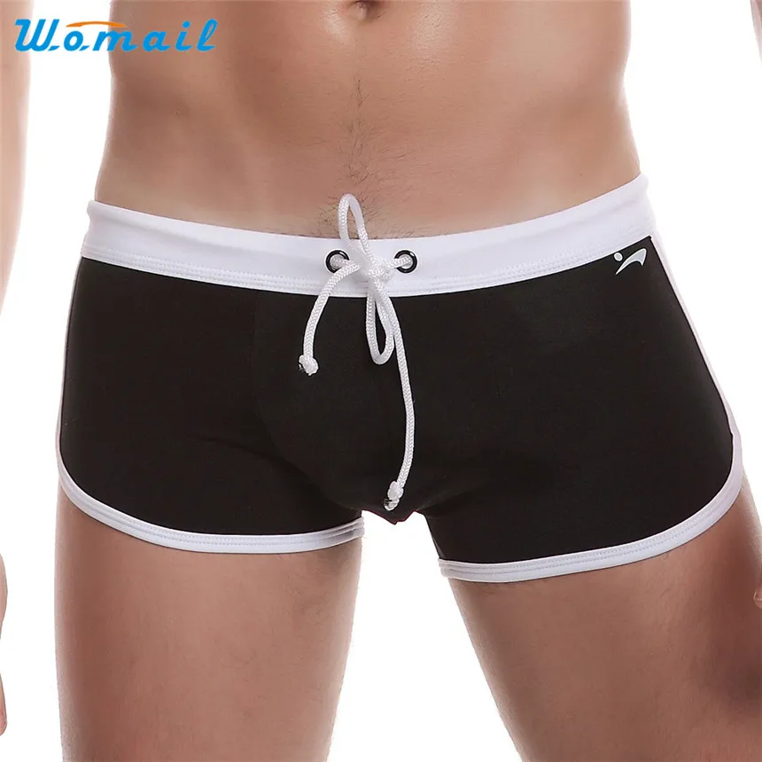 

WOMAIL Men Briefs Shorts Swimming Trunks Shorts Men's Boxer Swimming Underwear Swimwear Pants for Men Gay Male Boy Gifts 1PC