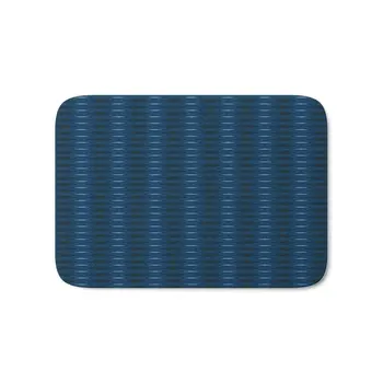 

Barque Bleue Bath Mat 17" x 24" Rugs Flannel Door Mats Waterproof Kitchen Bedroom Carpet