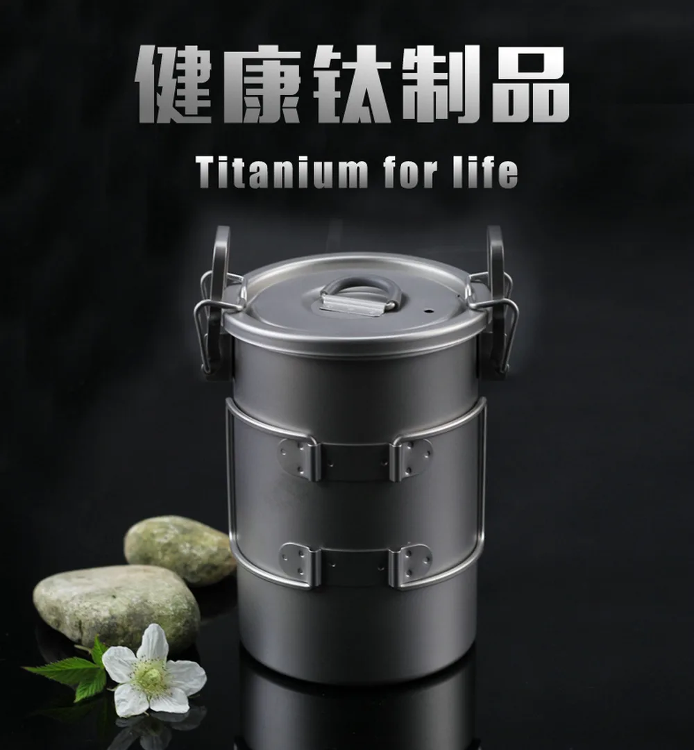 On Sale! Keith Ti6300 Titanium Multipurpose Pot Set Picnic Camping